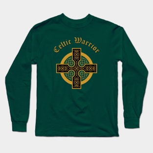 Celtic Warrior Cross Long Sleeve T-Shirt